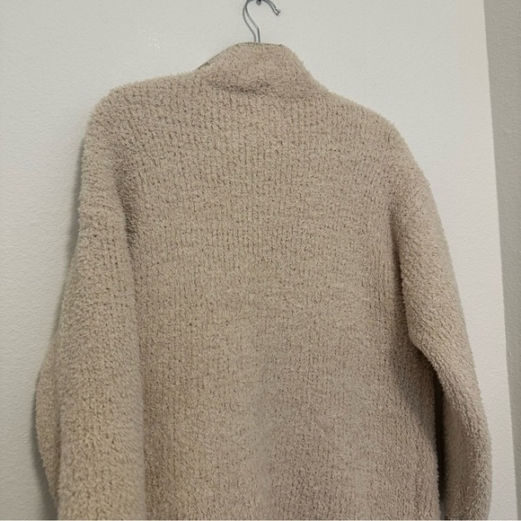 AERIE Sherpa Super Soft Pullover Sweater Quarter Zip Size Small Women's - Picture 8 of 10